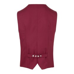 KARLOWSKY Herren Serviceweste KAI V-Neck Modern-Fit Bordeaux