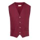 KARLOWSKY Herren Serviceweste KAI V-Neck Modern-Fit Bordeaux
