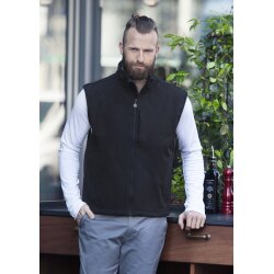 KARLOWSKY Herren Softshellweste CLASSIC Zipper Schwarz