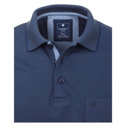 REDMOND Casual Herren Polo-Shirt Kurzarm Regular-Fit Jersey Marine