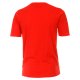 REDMOND Herren T-Shirt Kurzarm V-Ausschnitt Regular Fit 100% Baumwolle Jersey uni Rot