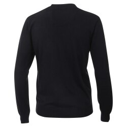 REDMOND Casual Herren Pullover Langarm V-Neck Comfort Marine