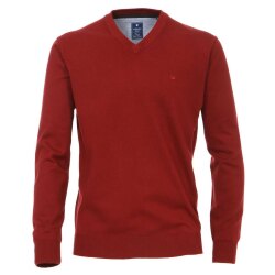 REDMOND Casual Herren Pullover Langarm V-Neck Comfort...