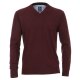REDMOND Casual Herren Pullover Langarm V-Neck Comfort Bordeaux