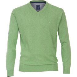 REDMOND Casual Herren Pullover Langarm V-Neck Comfort...