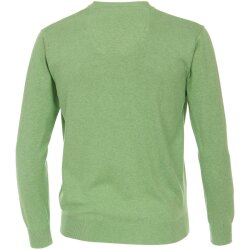 REDMOND Casual Herren Pullover Langarm V-Neck Comfort...