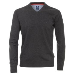 REDMOND Casual Herren Pullover Langarm V-Neck Comfort...