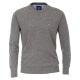 REDMOND Casual Herren Pullover Langarm Rundhals Comfort Grau