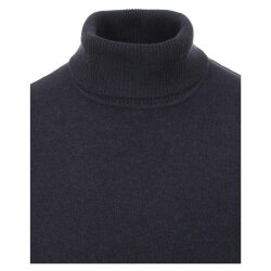 REDMOND Casual Herren Pullover Langarm Rollkragen Comfort Marine