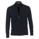 REDMOND Casual Herren Strickjacke Stehkragen Zipper Regular-Fit Marine