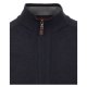 REDMOND Casual Herren Strickjacke Stehkragen Zipper Regular-Fit Marine
