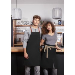 Karlowsky Vorbinder GREEN-GENERATION 110 x 65 cm unisex Taschen Polyester/Baumwollmix nachhaltig waschecht pflegeleicht Schwarz