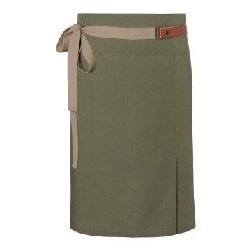 Karlowsky Vorbinder GREEN-GENERATION 110 x 65 cm unisex Taschen Polyester/Baumwollmix nachhaltig waschecht pflegeleicht Moosgrün