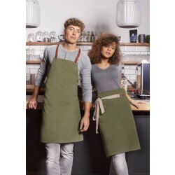 Karlowsky Vorbinder GREEN-GENERATION 110 x 65 cm unisex Taschen Polyester/Baumwollmix nachhaltig waschecht pflegeleicht Moosgrün