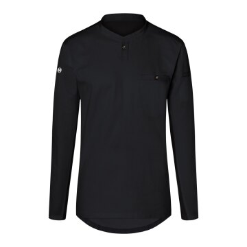 KARLOWSKY Herren Arbeitsshirt PERFORMANCE Langarm Slim Schwarz S