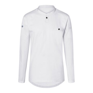 KARLOWSKY Herren Arbeitsshirt PERFORMANCE Langarm Slim Weiß S
