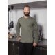 KARLOWSKY Herren Arbeitsshirt PERFORMANCE Langarm Slim Salbei M