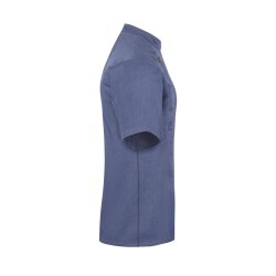 KARLOWSKY Damen Kochjacke JEANS-STYLE Kurzarm Jeansblau 42