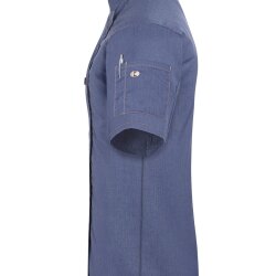 KARLOWSKY Damen Kochjacke JEANS-STYLE Kurzarm Jeansblau 42
