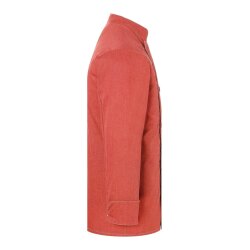 KARLOWSKY Herren Kochjacke JEANSSTYLE Druckknöpfe Modern-Fit Rot 64