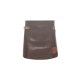 Karlowsky Leder Vorbinder 59 x 40 cm unisex Nieten Metallring Echtleder Rindsleder handgearbeitet Mokka/Cognac