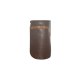 Karlowsky Leder Vorbinder 59 x 40 cm unisex Nieten Metallring Echtleder Rindsleder handgearbeitet Mokka/Cognac