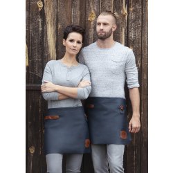 Karlowsky Leder Vorbinder 59 x 40 cm unisex Nieten...