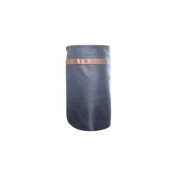 Karlowsky Leder Vorbinder 59 x 40 cm unisex Nieten Metallring Echtleder Rindsleder handgearbeitet Tinte/Cognac