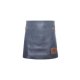 Karlowsky Leder Vorbinder 59 x 40 cm unisex Nieten Metallring Echtleder Rindsleder handgearbeitet Tinte/Cognac
