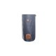 Karlowsky Leder Vorbinder 59 x 40 cm unisex Nieten Metallring Echtleder Rindsleder handgearbeitet Tinte/Cognac