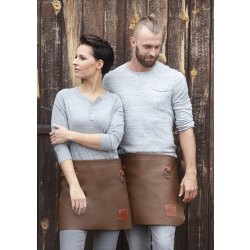 Karlowsky Leder Vorbinder 59 x 40 cm unisex Nieten...