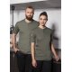 KARLOWSKY Damen Arbeitsshirt PERFORMANCE Kurzarm Twill Salbei 2XL