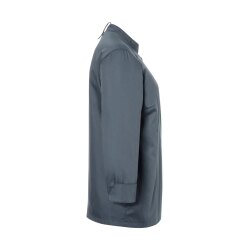 KARLOWSKY Damen Kochjacke NAOMI Druckknöpfe Modern-Fit Anthrazit 36