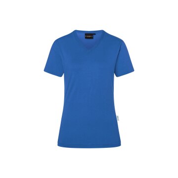 KARLOWSKY Damen T-Shirt CASUAL-FLAIR V-Neck Modern Königsblau XS