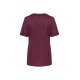 KARLOWSKY Damen Kasack ESSENTIAL Kurzarm Modern-Fit Aubergine 52