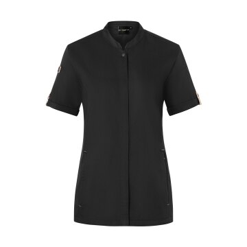 KARLOWSKY Damen Kochjacke GREEN-GENERATION Kurzarm Schwarz 56