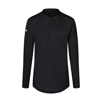 KARLOWSKY Damen Arbeitsshirt PERFORMANCE Langarm Slim Schwarz M