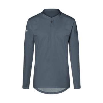 KARLOWSKY Damen Arbeitsshirt PERFORMANCE Langarm Slim Anthrazit S