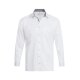Greiff Corporate Hemd PREMIUM Herren OEKO TEX® Regular Weiß/Grau 41/42