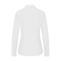 Greiff CASUAL Damen Jerrseybluse Langarm Kent Regular-Fit Weiß 38