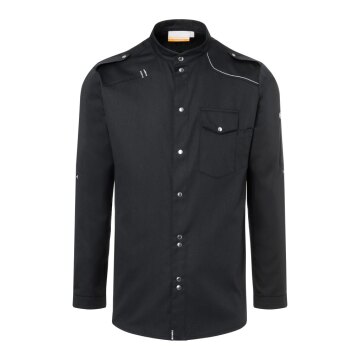 KARLOWSKY Herren Kochhemd NEW-IDENTITY Schwarz 56