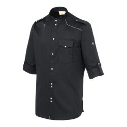 KARLOWSKY Herren Kochhemd NEW-IDENTITY Schwarz 56