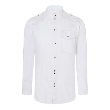 KARLOWSKY Herren Kochhemd NEW-IDENTITY Langarm Modern-Fit Weiß 52