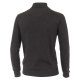 REDMOND Casual Herren Strickjacke Stehkragen Zipper Regular-Fit Anthrazit