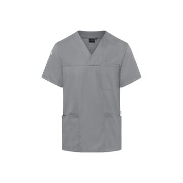 KARLOWSKY Herren Schlupfkasack ESSENTIAL V-Neck Platingrau 2XL
