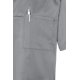 KARLOWSKY Herren Schlupfkasack ESSENTIAL V-Neck Platingrau 2XL