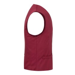 KARLOWSKY Herren Serviceweste KAI V-Neck Modern-Fit Bordeaux 64