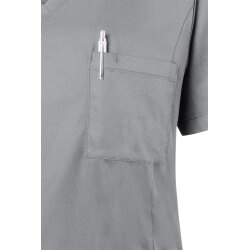 KARLOWSKY Damen Schlupfkasack ESSENTIAL V-Neck Regular Platingrau XL