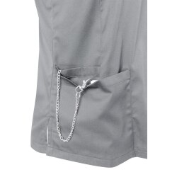 KARLOWSKY Damen Schlupfkasack ESSENTIAL V-Neck Regular Platingrau XL
