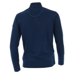 REDMOND Casual Herren Strick-Troyer Comfort Dunkelblau
